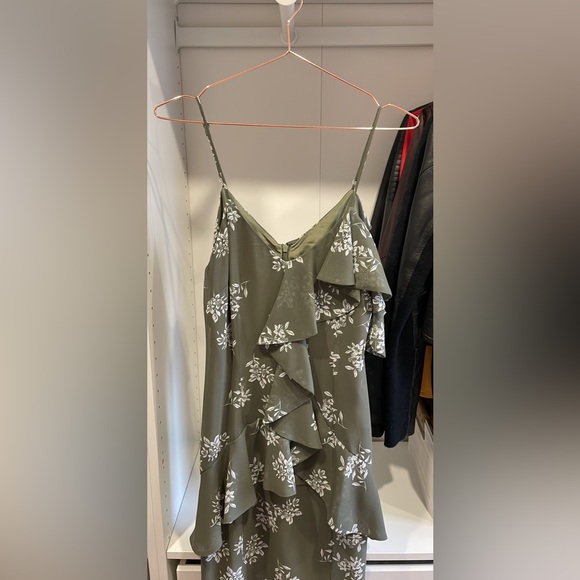 KEEPSAKE the Label green ruffle dress with floral print - Picture 3 of 4